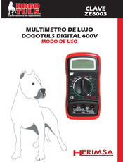 HERIMSA DOGO TULS CLAVE ZE8003 Modo De Uso