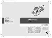 Bosch GEX Professional 150AC Manual Original