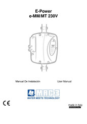 MAC E-Power e-MM Manual De Instalación