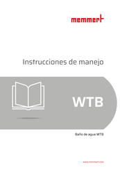 Memmert WTB 6 Instrucciones De Manejo