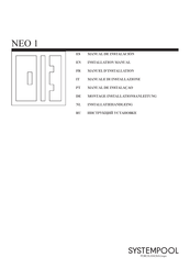 Porcelanosa SYSTEMPOOL NEO 1 Manual De Instalación
