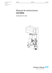 Endress+Hauser CA76NA Manual De Instrucciones