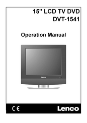 Lenco DVT-1541 Manual De Operación