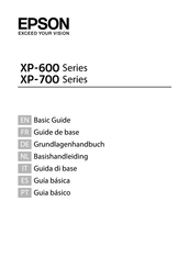 Epson XP-600 Serie Guía Básica