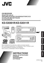 JVC KD-SX991R Manual De Instrucciones