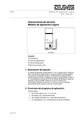 Jung KNX ABL/S2.1 Instrucciones De Servicio