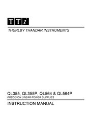 TTI QL355 Manual Del Usuario