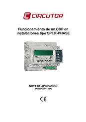 Circutor CDP Manual De Funcionamiento
