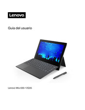 Lenovo Lenovo Miix 630-12Q35 Guia Del Usuario