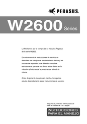 Pegasus W2600 Serie Instrucciones Para El Manejo