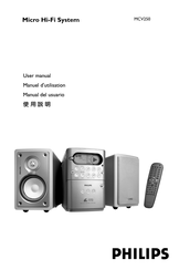 Philips MCV250 Manual Del Usuario