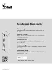 Hawa Concepta 35 pre-mounted Instructions De Montage