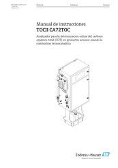 Endress+Hauser TOCII CA72TOC Manual De Instrucciones