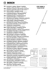 Bosch PSF 0002 A Descripción Del Producto / Manual De Instalación