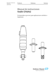 Endress+Hauser Unifit CPA842 Manual De Instrucciones