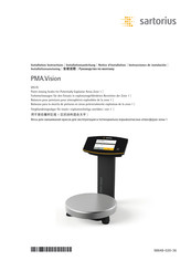 Sartorius PMA.Vision Instrucciones De Instalación