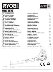 Ryobi OBL1802 Manual De Utilización