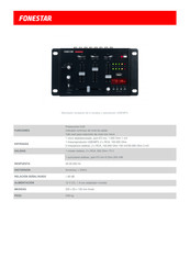 FONESTAR SM-507UB Manual De Instrucciones