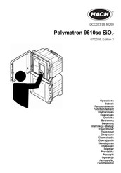 Hach Polymetron 9610sc SiO2 Operaciones