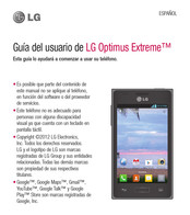 LG Optimus Extreme Guia Del Usuario