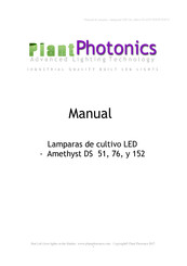 Plant Photonics Amethyst DS 152 Manual De Instrucciones