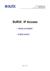 Surix iP Access Manual Del Usuario