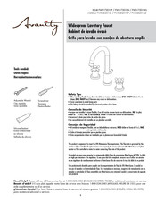 Avanity FW0CD201CZ Instrucciones De Instalación