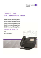 Alcatel-Lucent Enterprise OmniPCX Office 8038 Premium Manual Del Usuario