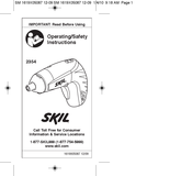 Skil 2354 Instrucciones De Funcionamiento Y Seguridad