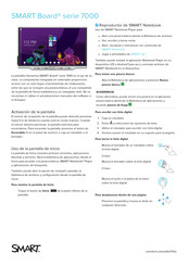 SMART Board 7000 Serie Guia De Inicio Rapido