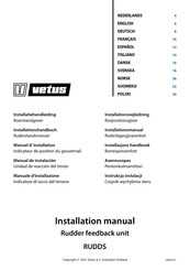 Vetus RUDDS Manual De Instalación