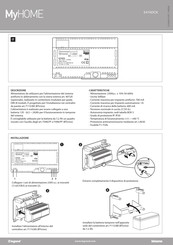 LEGRAND MyHOME E47ADCN Manual De Instalación