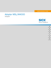 SICK M4000 Standard Curtain Instrucciones De Montaje