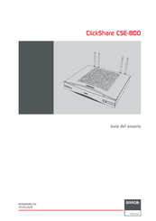 Barco ClickShare CSE-800 Guia Del Usuario