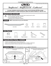 Auto Ventshade Bugflector Instrucciones De Instalación