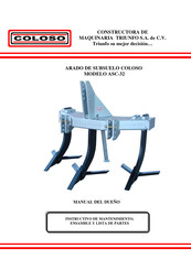 COLOSO ASC 32 Guía Del Usuario E Instrucciones De Ensamble