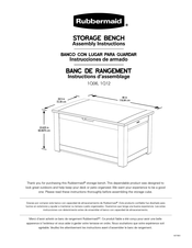 Rubbermaid 1Q12 Instrucciones De Armado