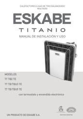 Eskabe S21 TB/TBU3 Manual De Instalacion Y Uso