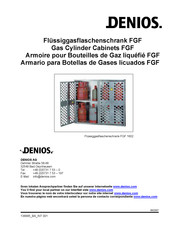 Denios FGF 1602 Manual De Instrucciones