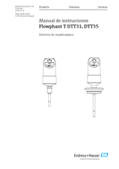 Endress+Hauser Flowphant T DTT31 Manual De Instrucciones