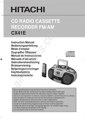 Hitachi CX41E Manual De Instrucciones