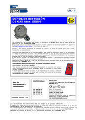 Beinat DE GAS Atex SG895 Manual De Instrucciones