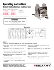 Reelcraft HS29000 M Instrucciones De Operación