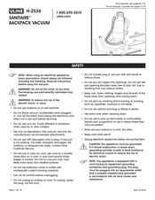Uline H-2536 Manual De Instrucciones