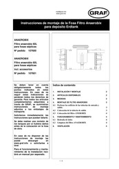 Graf 107600 Instrucciones De Montaje