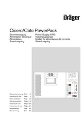 Dräger Cicero PowerPack Instrucciones De Uso