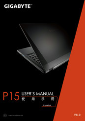 Gigabyte P15 Manual Del Usario
