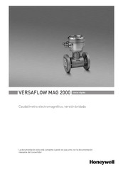 Honeywell VERSAFLOW MAG 2000 Inicio Rápido