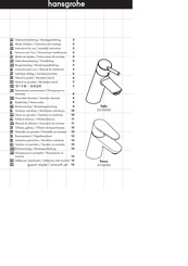 Hansgrohe Focus 31130000 Modo De Empleo/Instrucciones De Montaje