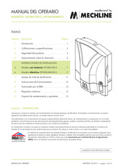 MECHLINE GP-DMI-MAINS-2 Manual Del Operario